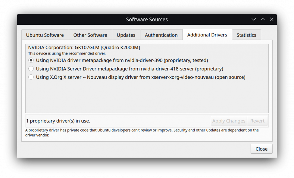 Kubuntu install 2025 nvidia driver